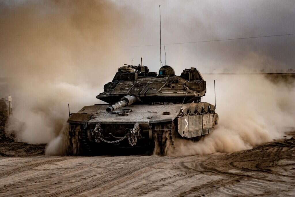 טנק של צה"ל ברפיח. | דובר צה"ל