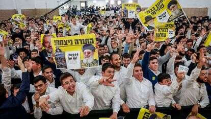 מטה ש"ס במוצאי הבחירות האחרונות. | יוסי זמיר, פלאש 90