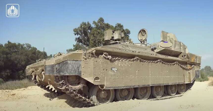 נגמש הנמ"ר. | מסך מתוך סרטון של משרד הביטחון נגמש הנמ"ר. | מסך מתוך סרטון של משרד הביטחון