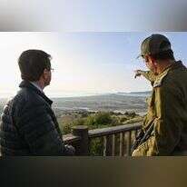 הנשיא הרצוג במטולה. | מעיין טואף/ לע״מ