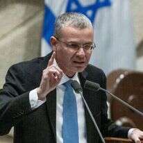 השר יריב לוין. | יונתן זינדל - פלאש 90