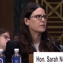 השופטת שרה נטבורן בעת השימוע. | מסך מיוטיוב