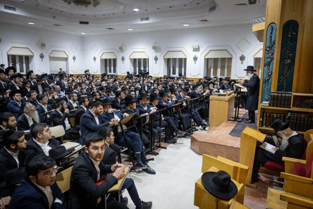 הרב יהודה כהן בטקס הצטרפותו למועצת חכמי התורה של ש"ס, בשנה שעברה. | חיים גולדברג, פלאש 90