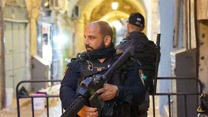 פעילות שוטרי מרחב דוד בעיר העתיקה בירושלים. | דוברות המשטרה