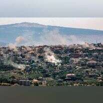 תקיפות צה"ל באל-ח'יאם, לבנון. | AFP