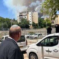 מבקר המדינה מתניהו אנגלמן בסיור בצפון המופגז. | משרד מבקר המדינה