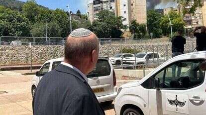 מבקר המדינה מתניהו אנגלמן בסיור בצפון המופגז. | משרד מבקר המדינה מבקר המדינה מתניהו אנגלמן בסיור בצפון המופגז. | משרד מבקר המדינה