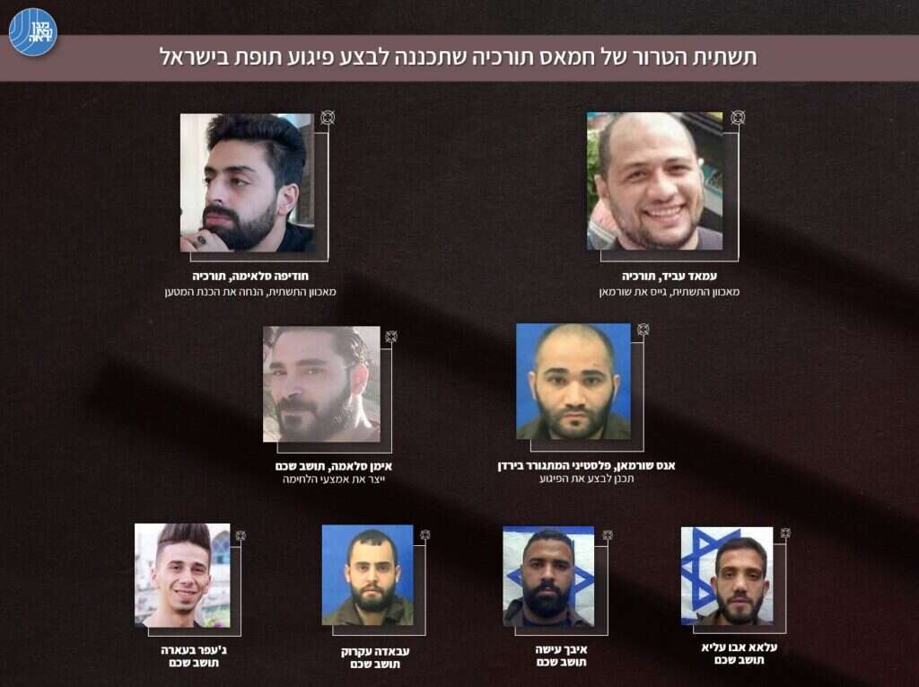 חברי חוליית המחבלים שתכננו פיגוע תופת. | דוברות שב"כ חברי חוליית המחבלים שתכננו פיגוע תופת. | דוברות שב"כ