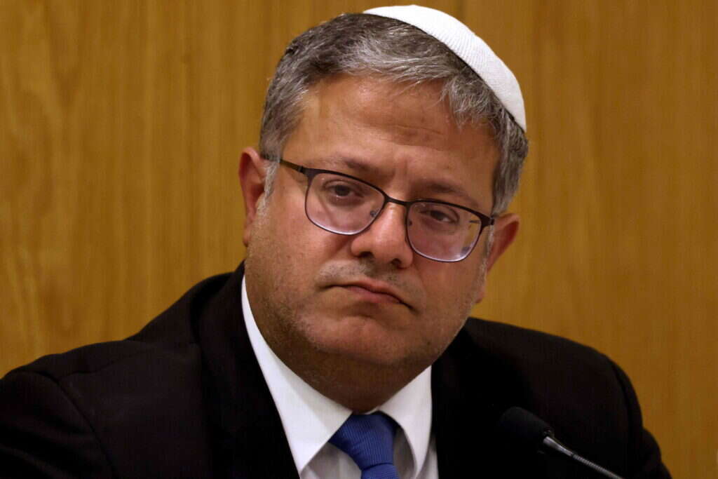 השר לביטחון לאומי, איתמר בן גביר. | AFP