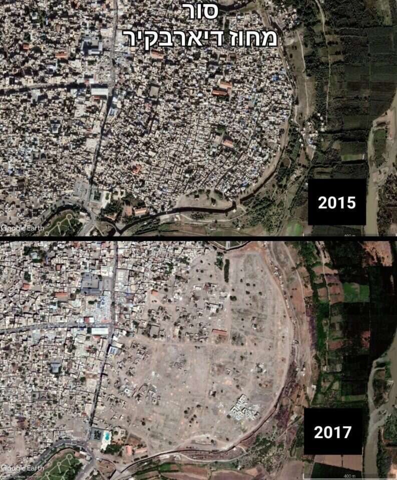 העיר סור לפני ואחרי המבצע הטורקי נגד ה-PKK