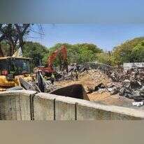 הריסת מבני הציבור בקיבוץ בארי. | מנהלת תקומה