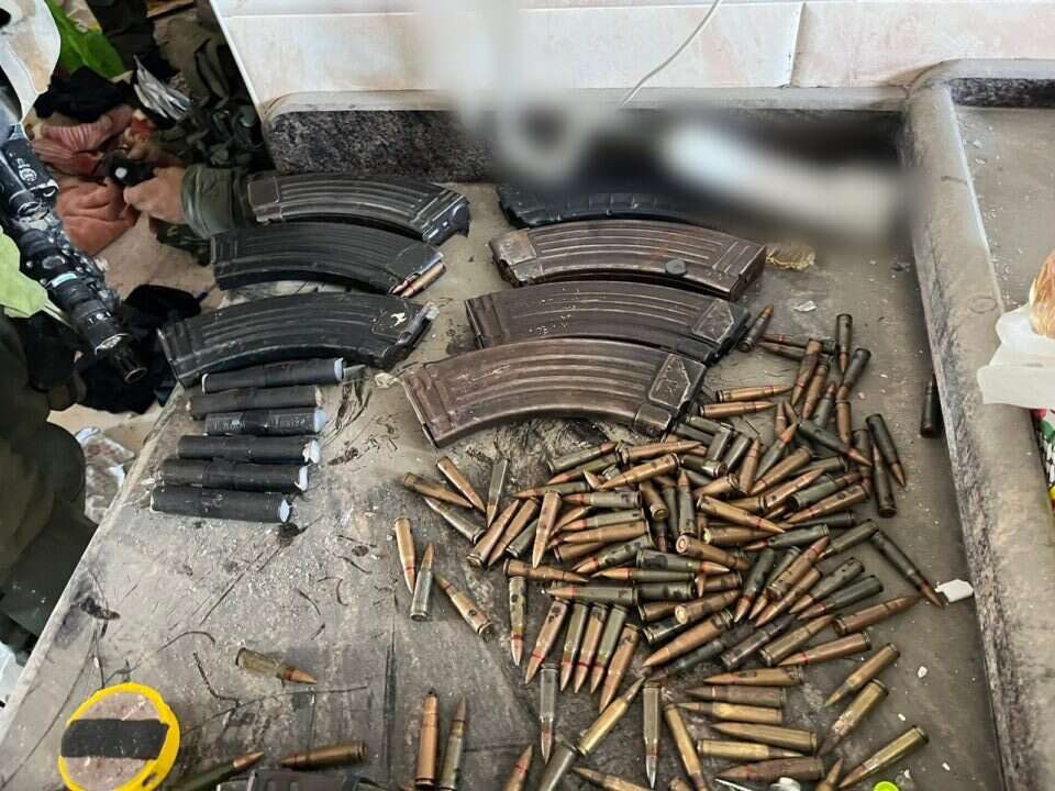 אמל"ח שנמצא בפעילות הכוחות. | דובר צה"ל