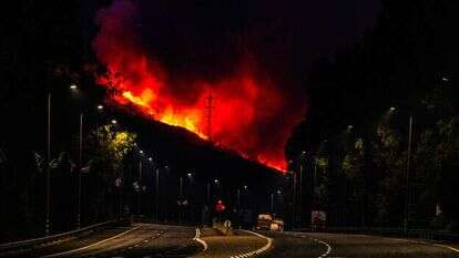 שריפה בצפון בעקבות התקפות חיזבאללה. | אייל מרגולין, פלאש 90