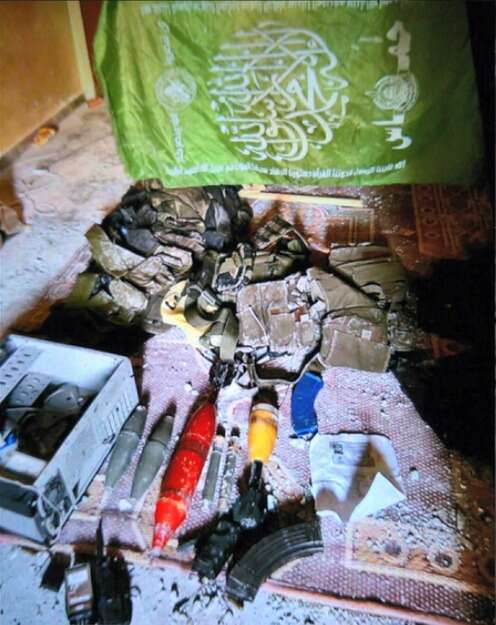 נשק שנתפס בפעילות כוחות נח"ל. | דובר צה"ל