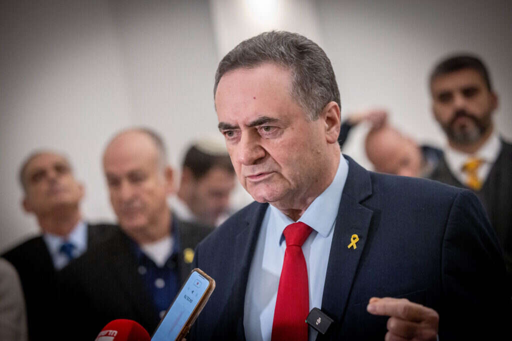 שר החוץ ישראל כ"ץ. | Chaim Goldberg/Flash90