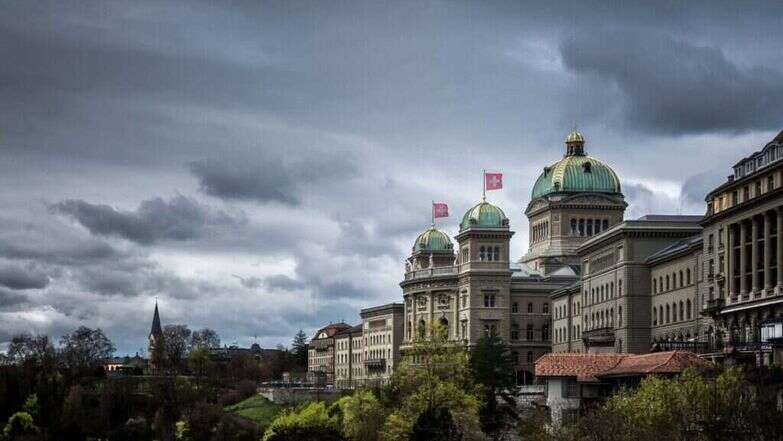 הפרלמנט השווייצרי בברן. | Fabrice COFFRINI / AFP