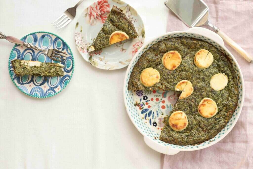 פשטידת תרד וגבינות. | אפרת ליכטנשטט