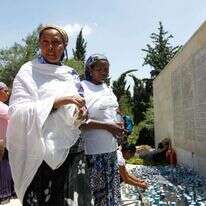 טקס האזכרה הממלכתי לנספים בעליית אתיופיה, 2013. | פלאש90