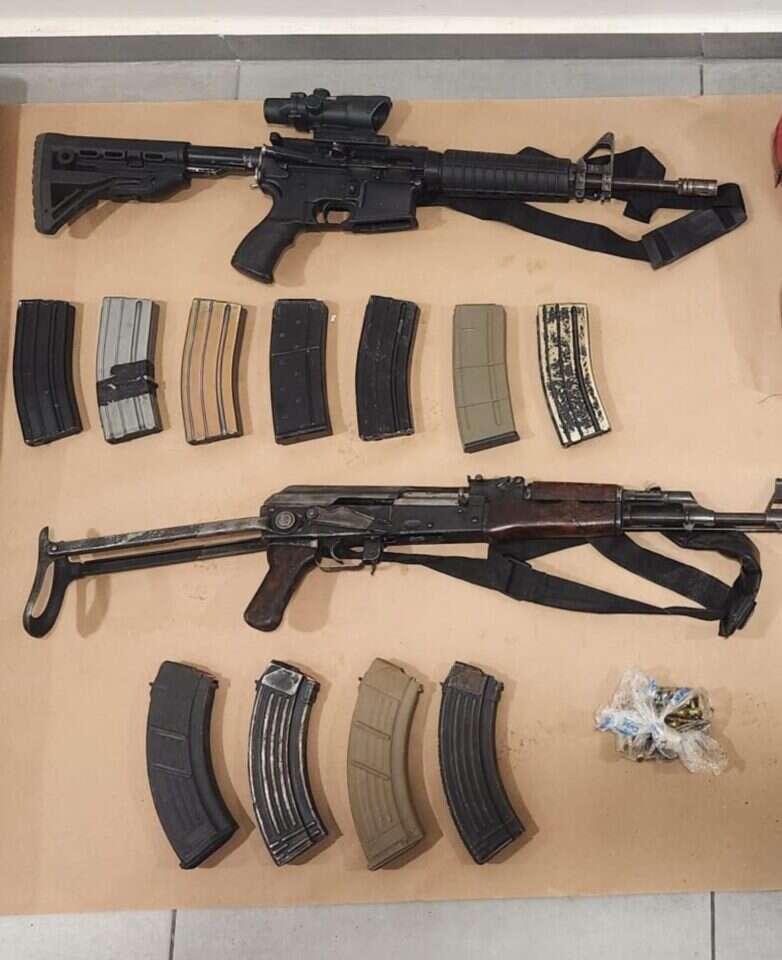 תמונות של אמצעי הלחימה שהוחרמו בשומרון. | דובר צה"ל