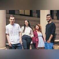 מימין לשמאל: בר ממן, נעמי פרומין, סתיו סלמה, טל זוסמן. | אוהד קב