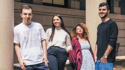 מימין לשמאל: בר ממן, נעמי פרומין, סתיו סלמה, טל זוסמן. | אוהד קב