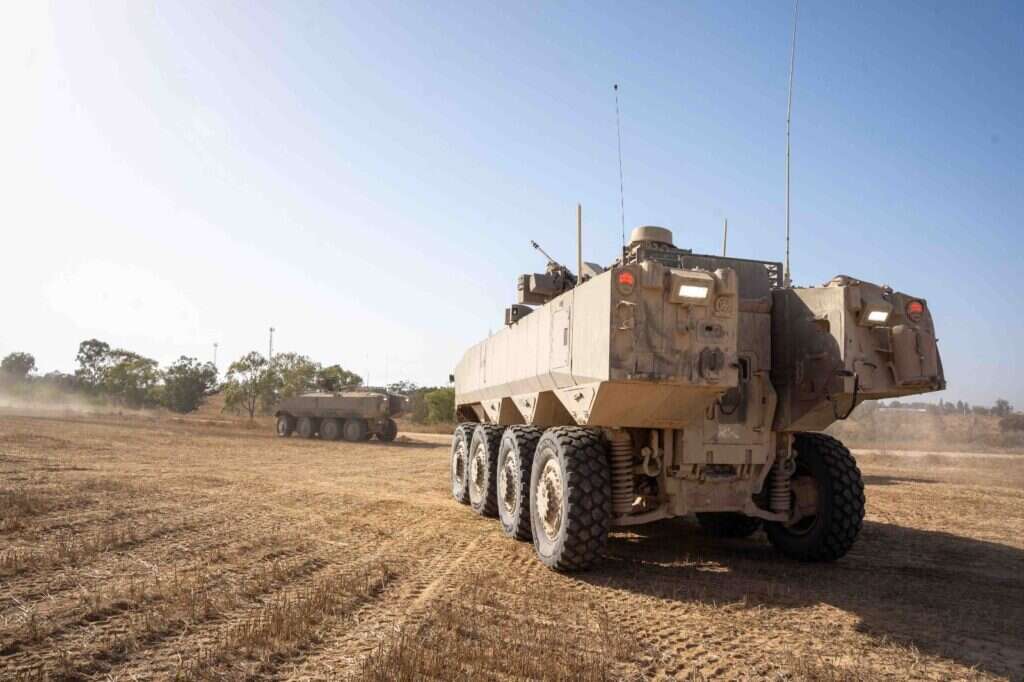 נגמ"ש איתן ברצועה במהלך הפעילות. | דובר צה"ל