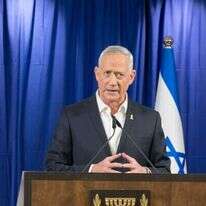 בני גנץ. | מרים אלסטר/פלאש90