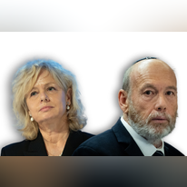 מבקר המדינה אנגלמן והיועמ"שית גלי בהרב-מיארה. צילומים: יונתן זינדל, פלאש 90