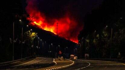 קריית שמונה בוערת, 3 ביוני 2024. | אייל מרכולין - פלאש 90