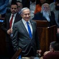 נתניהו בכנסת. | יונתן זינדל, פלאש 90