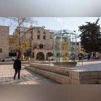 דגם המנורה ברובע היהודי בירושלים | שאטרסטוק