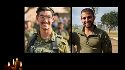 סמ"ר צור אברהם ז"ל (מימין) וסמל שלום מנחם ז"ל. באדיבות אתר צה"ל