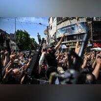 רבע שעה מהמועצה האזורית גלבוע. לוויה בג'נין במאי האחרון. | AFP