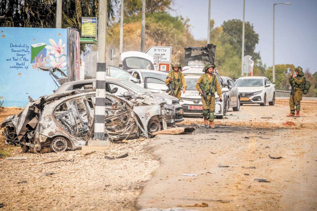המראות בשערי קיבוץ עלומים לאחר 7 באוקטובר. | יוסי זמיר, פלאש 90