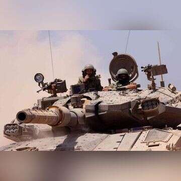 חיילי שריון בעזה. | AFP חיילי שריון בעזה. | AFP