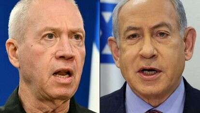 נתניהו וגלנט. | AFP