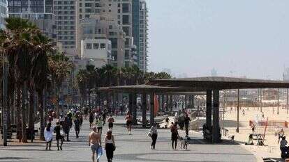 הטיילת בתל-אביב. | AFP