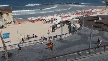 הטיילת בתל-אביב. | AFP הטיילת בתל-אביב. | AFP