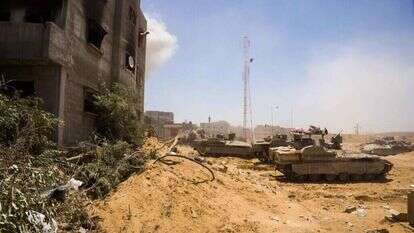 כוחות שריון בעזה. | דובר צה"ל