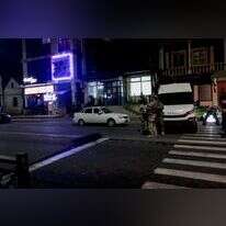 זירת מתקפת הטרור במחצ'קלה בירת דגסטאן. | EPA