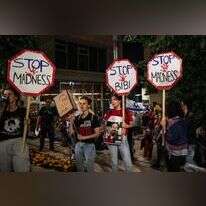 מפגינים מול בית ראש הממשלה בירושלים, במוצאי השבת האחרונה. | ג'מאל עוואד, פלאש 90