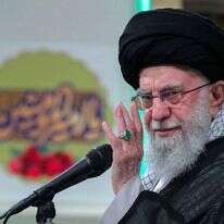 המנהיג העליון של איראן, עלי חמינאי. | KHAMENEI.IR / AFP המנהיג העליון של איראן, עלי חמינאי. | KHAMENEI.IR / AFP