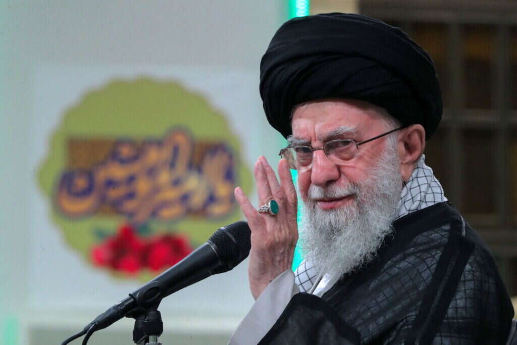 המנהיג העליון של איראן, עלי חמינאי. | KHAMENEI.IR / AFP