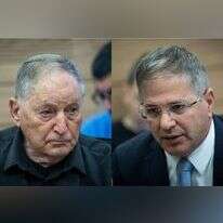 שר החינוך יואב קיש (ימין) ויו"ר ארגון המורים רן ארז, בוועדת החינוך בכנסת, היום. צילומים: יונתן זינדל, פלאש 90