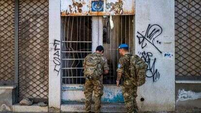 אנשי כוח שמירת השלום בקפריסין. | איי.אף.פי