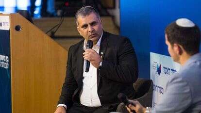 השר אופיר סופר בוועידת המרכז האקדמי לב ומקור ראשון. | לירון מולדובן השר אופיר סופר בוועידת המרכז האקדמי לב ומקור ראשון. | לירון מולדובן