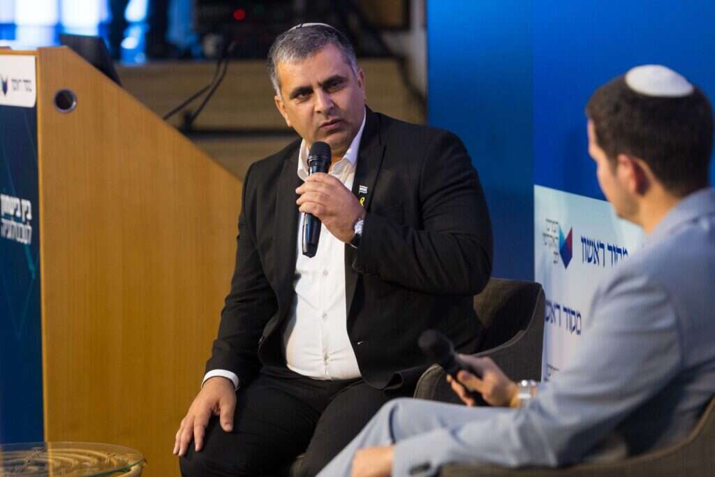 השר אופיר סופר בוועידת המרכז האקדמי לב ומקור ראשון. | לירון מולדובן השר אופיר סופר בוועידת המרכז האקדמי לב ומקור ראשון. | לירון מולדובן