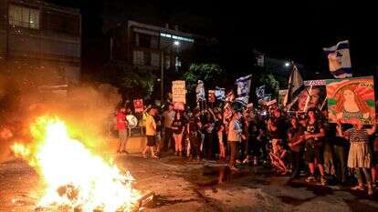ההפגנות האלימות בתל אביב. | ג'מאל עוואד, פלאש 90