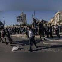 הפגנה נגד גיוס חרדים בירושלים, לפני חודש. | חיים גולדברג, פלאש 90