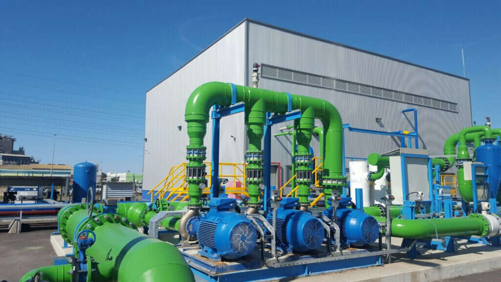 מתקן התפלת מים בכפר מסריק. | יח"צ